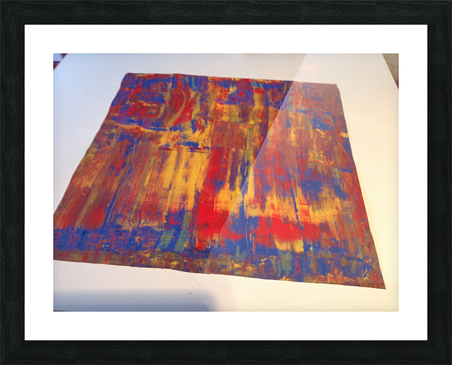      Stained glass.                                Picture Frame print