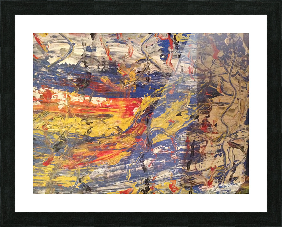            Stating on the lake                       Picture Frame print