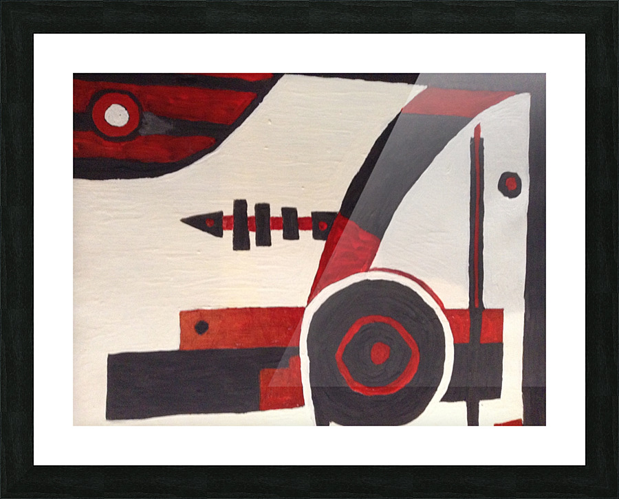 City or machine Picture Frame print