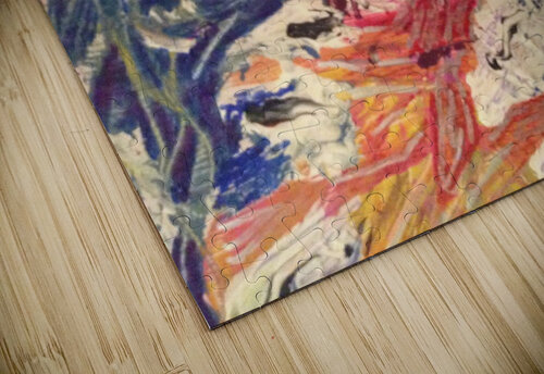 Rock. Art Texture and colour puzzle