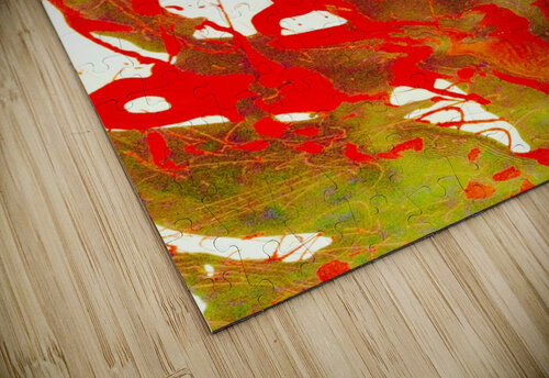                Saffron and pistachio  Texture and colour puzzle