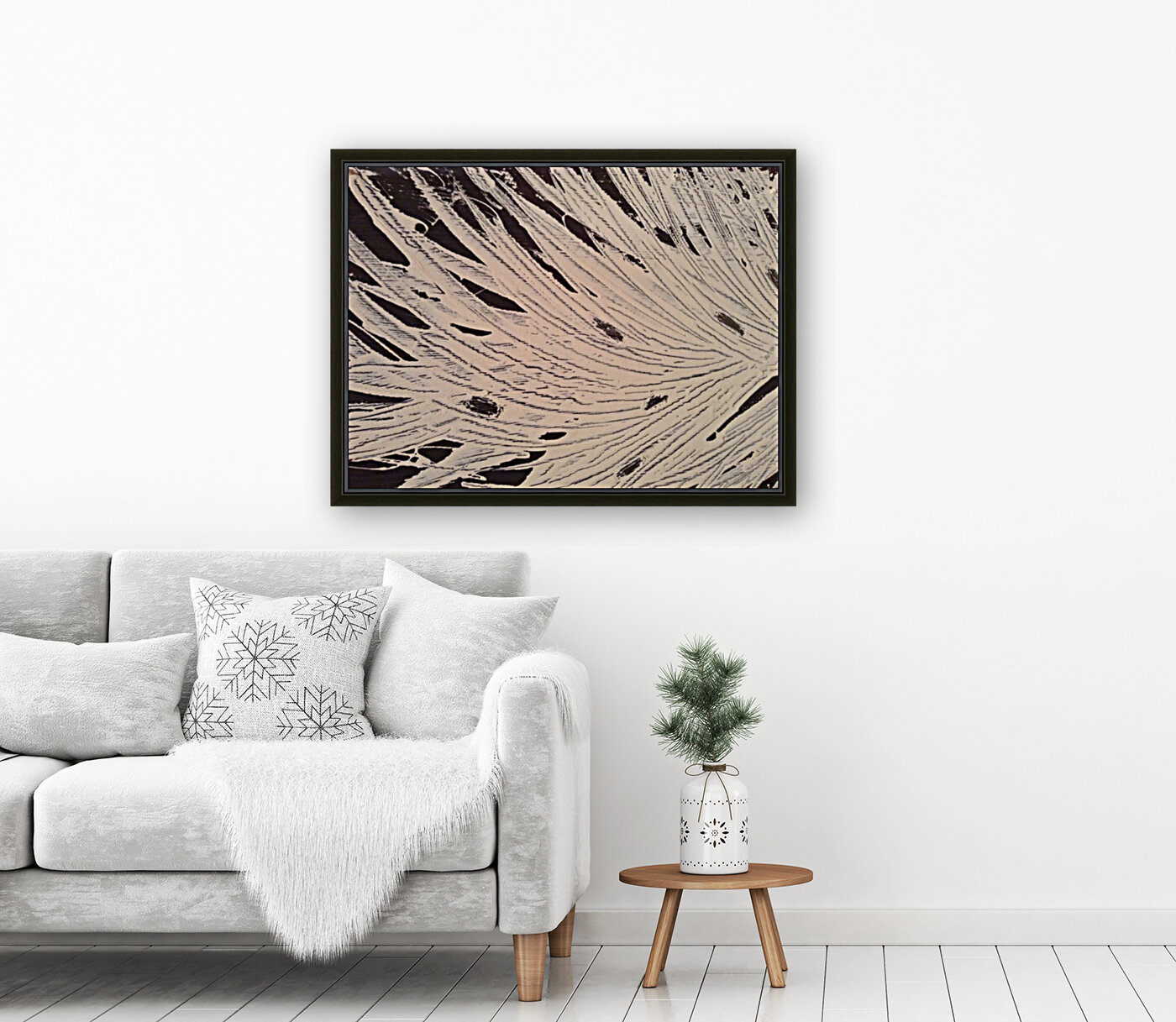 Frosted leaves.                                       Reproduction