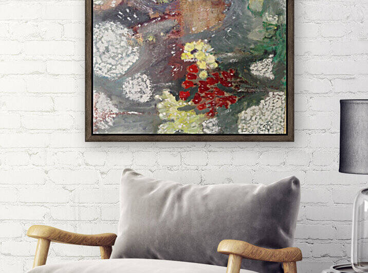         Home garden.                                by Texture and colour
