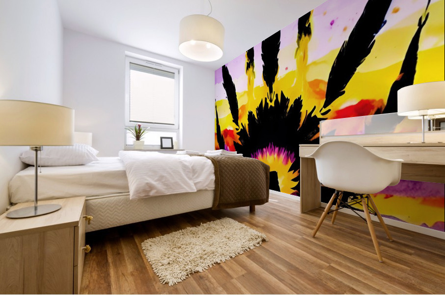 Feather Up Mural print