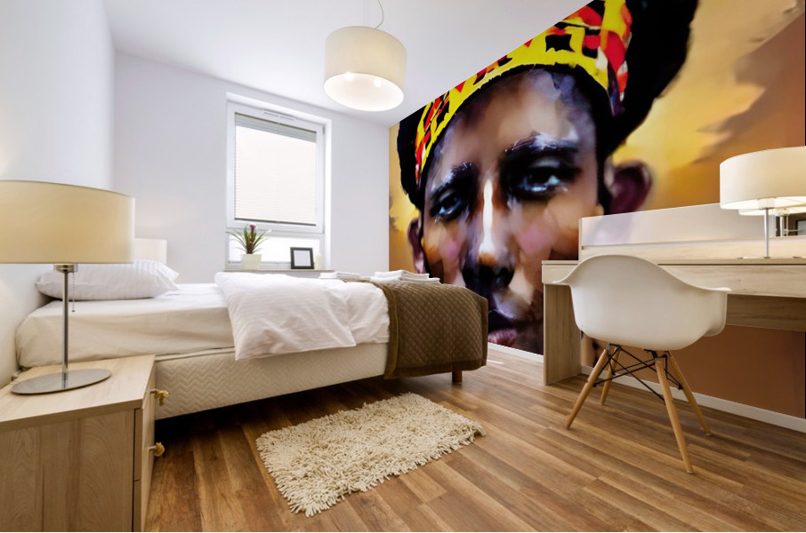 Tribal Chief Mural print