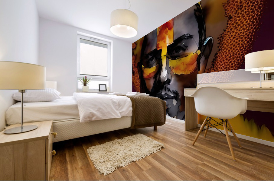 Golden Warrior Mural print
