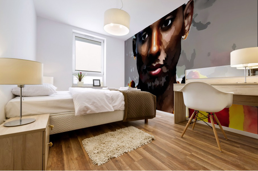 Determination Mural print