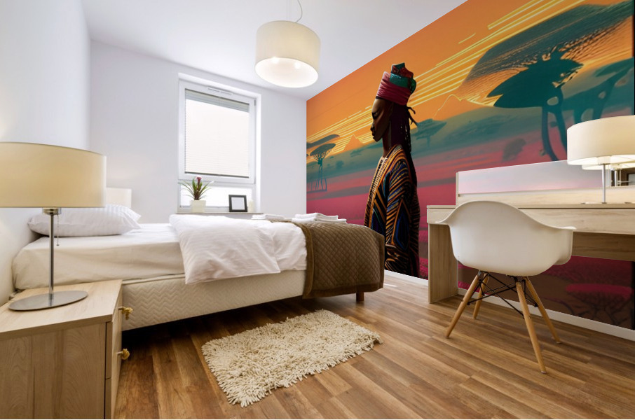 Peaceful  Mural print
