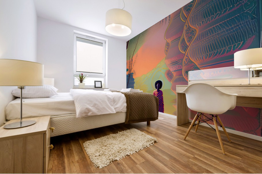 Paradise Mural print