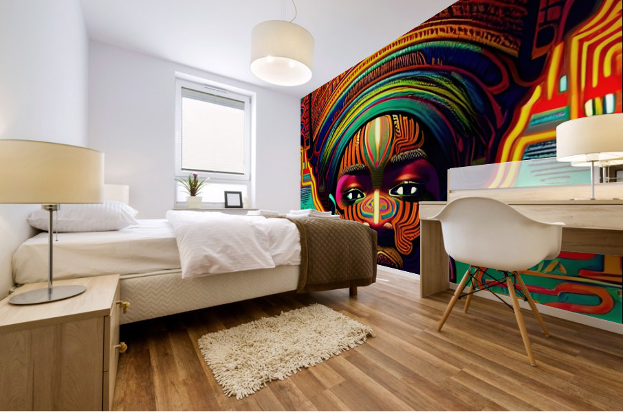 Crowned Mural print