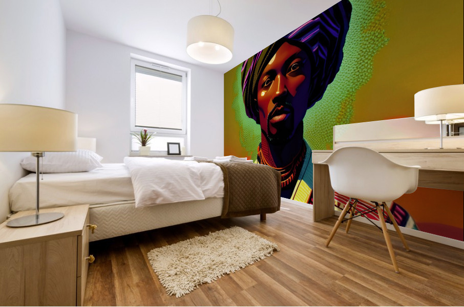 Guru Mural print