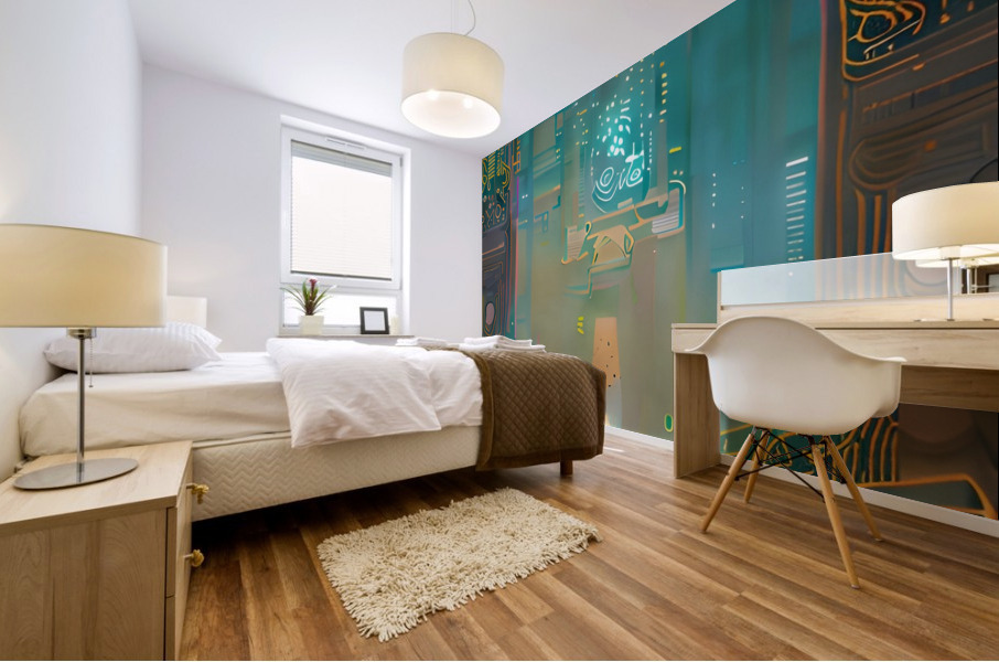 Encased Mural print