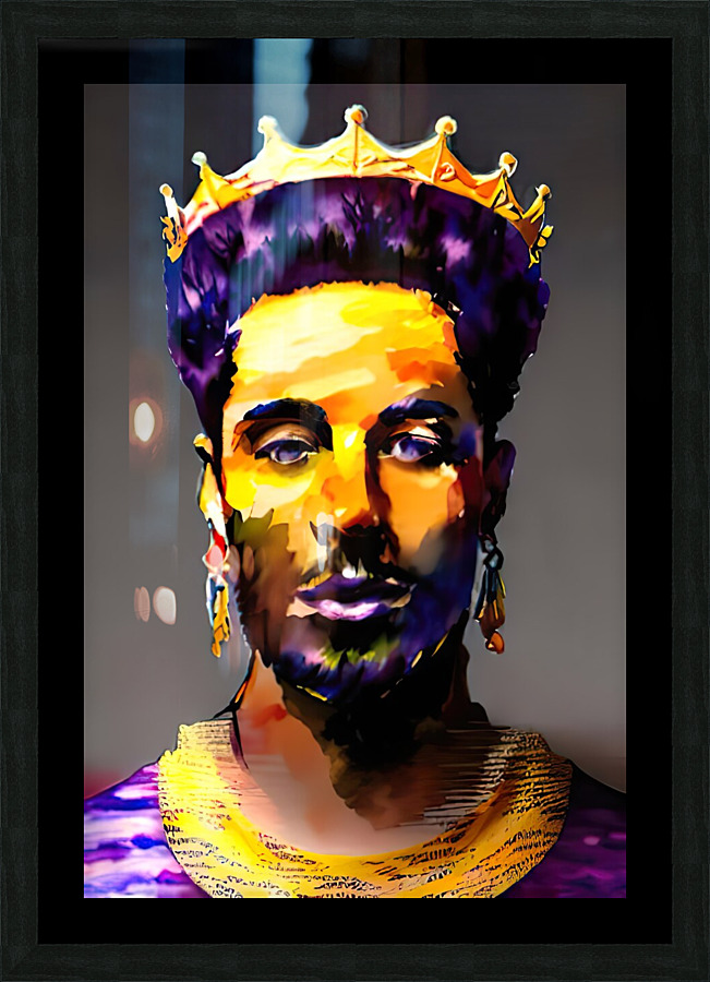 Purple Majesty  Picture Frame print