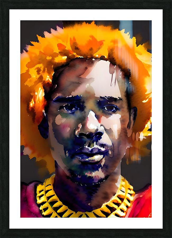 I Am A Warrior Picture Frame print