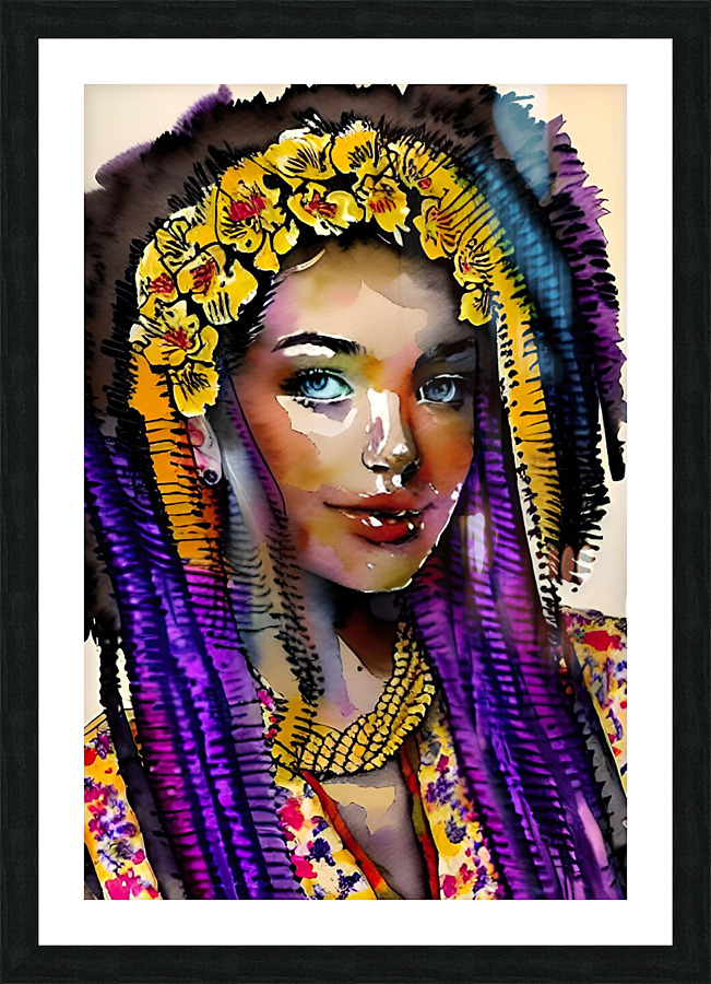 Gypsy Picture Frame print