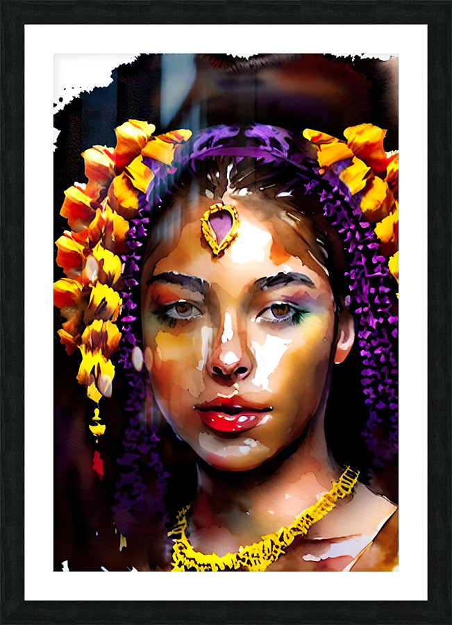 Unveiled Picture Frame print