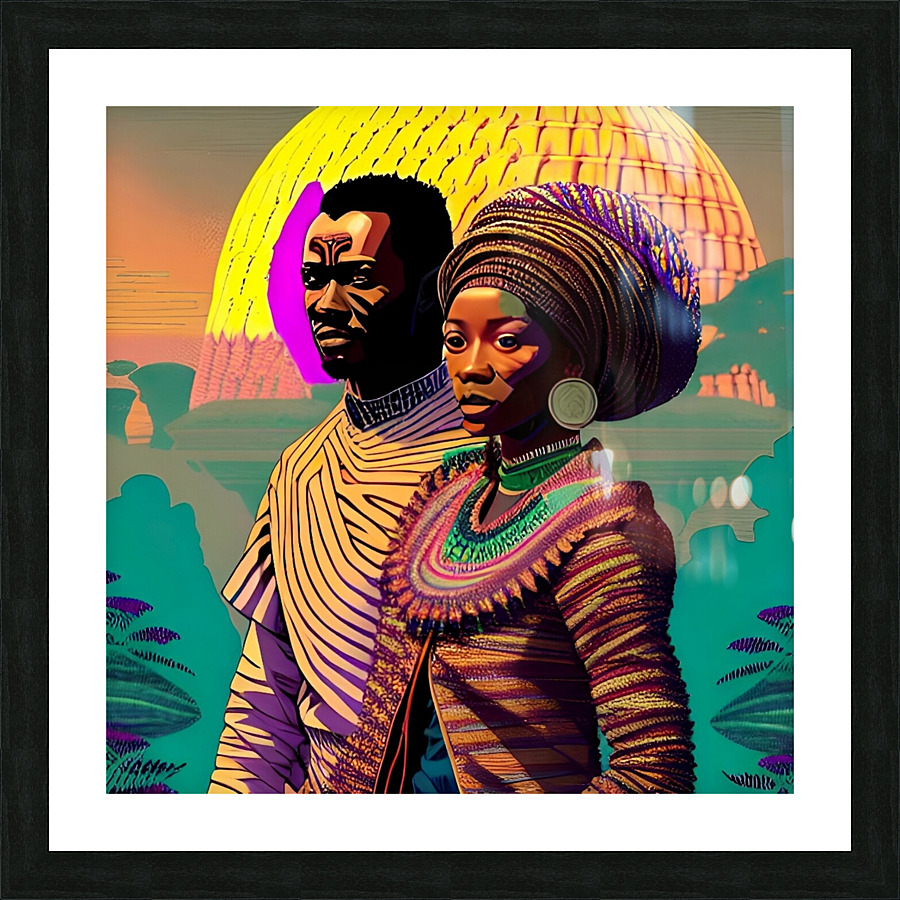 Golden Dome Picture Frame print
