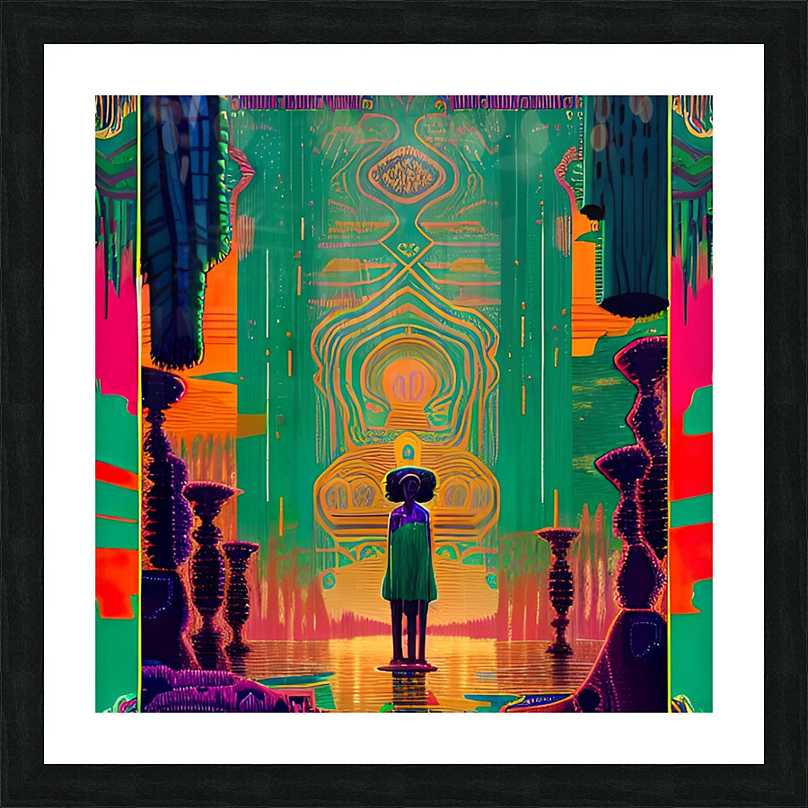 Magenta Palace Picture Frame print