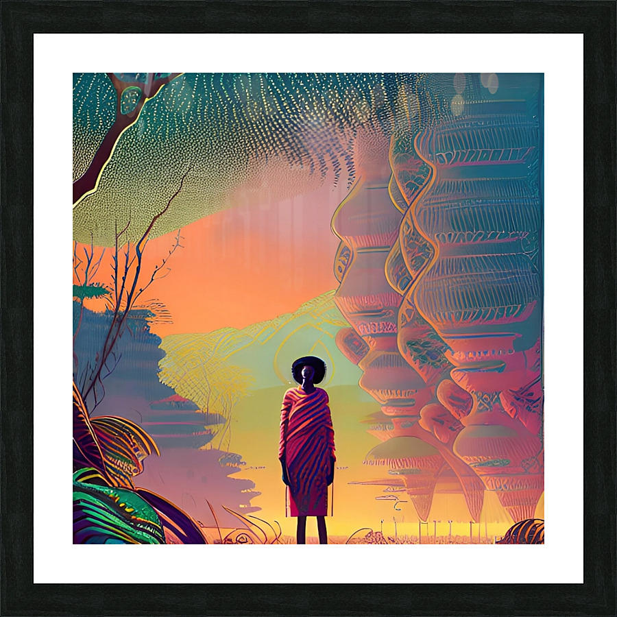 Paradise Picture Frame print