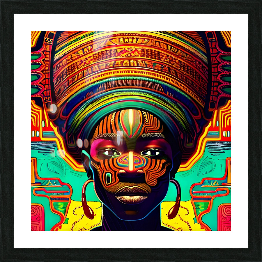 Crowned Picture Frame print
