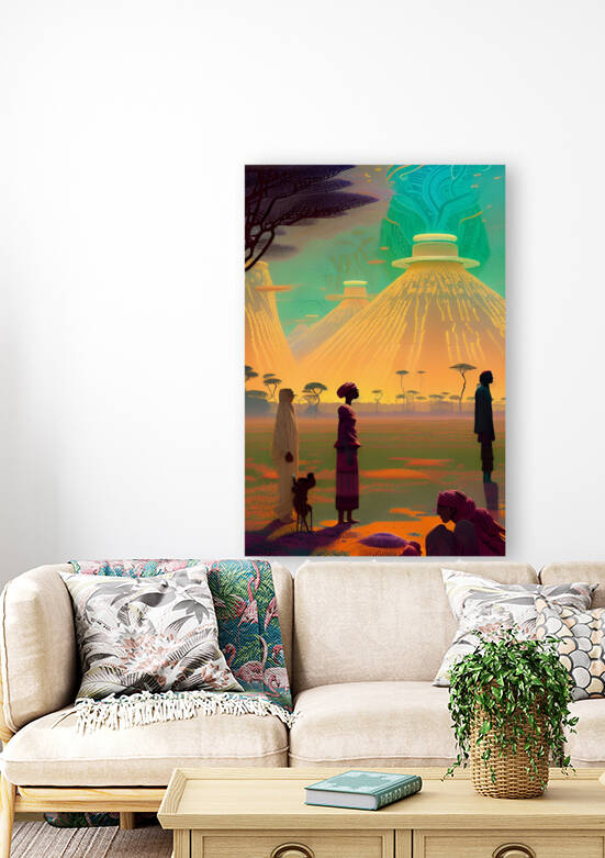 Futuristic Village  by MaLi Artworks