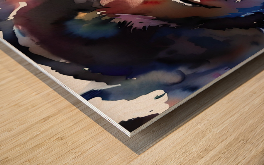 Unresolved Memories  Wood print