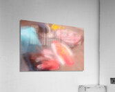 Chalk Artist Acrylic Print