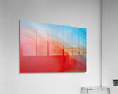 Red Wave with Sunset Acrylic Print