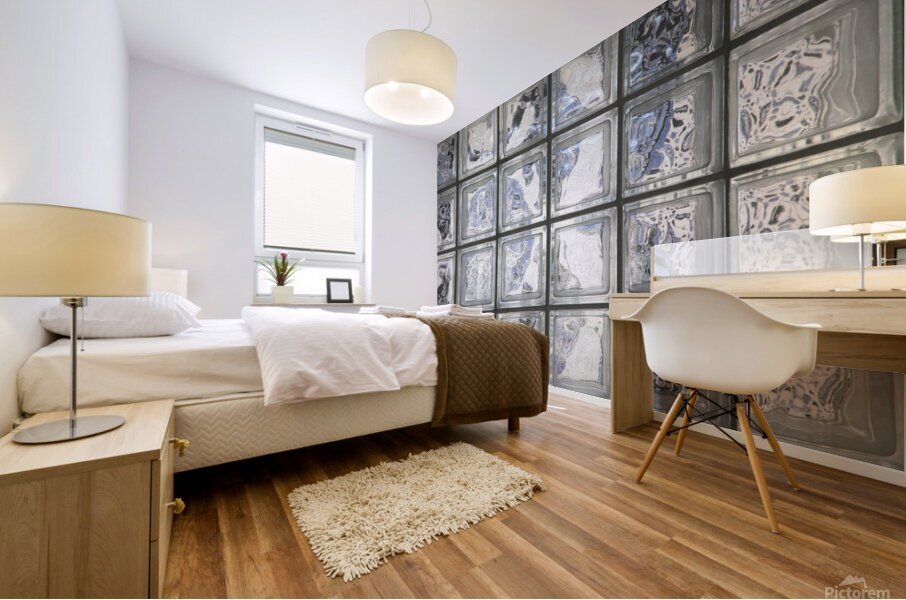 Glass Block Mural print