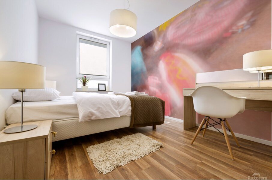 Chalk Artist Mural print