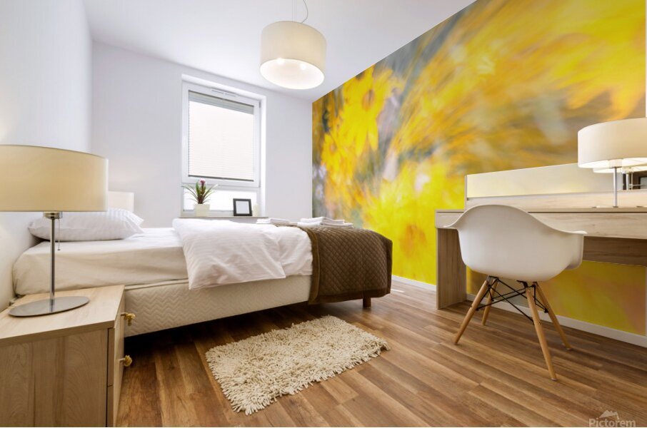 Yellow Flowers Mural print