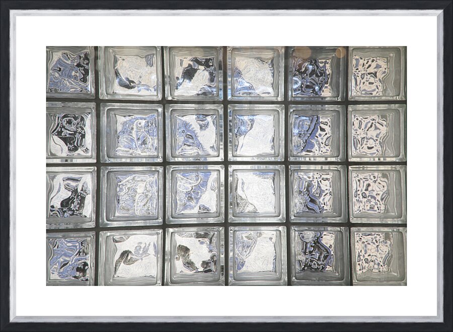 Glass Block Picture Frame print