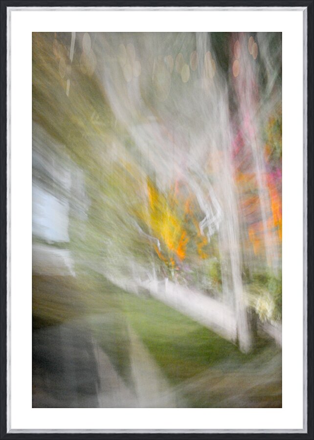 Window Reflection Picture Frame print