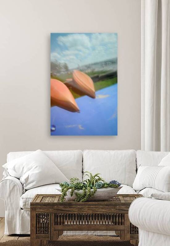 Kayaks on the Lake by Peter Sturgis