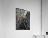 Antelope Winged Creature BW Acrylic Print