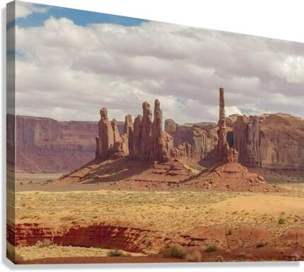 Monument Valley Pipes Canvas Print
