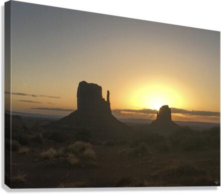 Mittens at Sunset Canvas Print