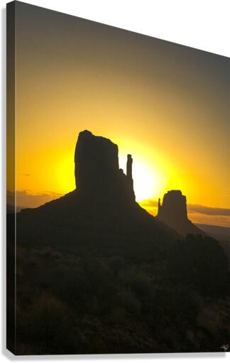 Mittens at Sunset Canvas Print