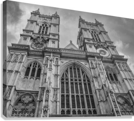Westminster Abbey BW Canvas Print