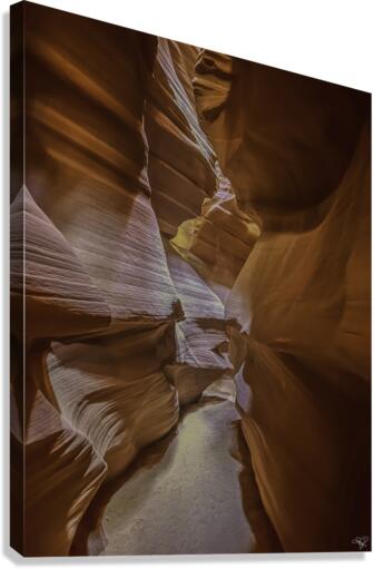 Upper Antelope Canyon Pathway Canvas Print