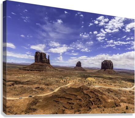 Monument Mittens Canvas Print