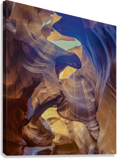 Antelope Colorfalls Canvas Print