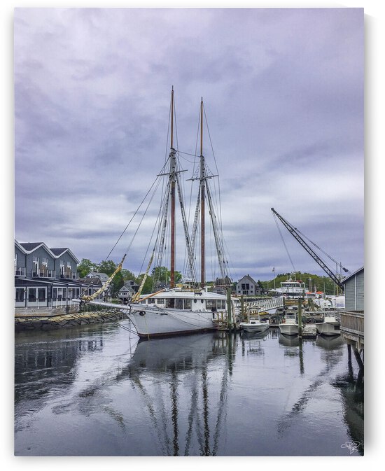 The Harbor in Camden  Maine by THOMAS PATRICK KENNEDY