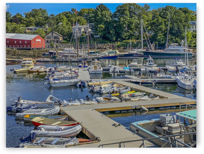 Zig Zagging in the Bay Camden Maine by THOMAS PATRICK KENNEDY