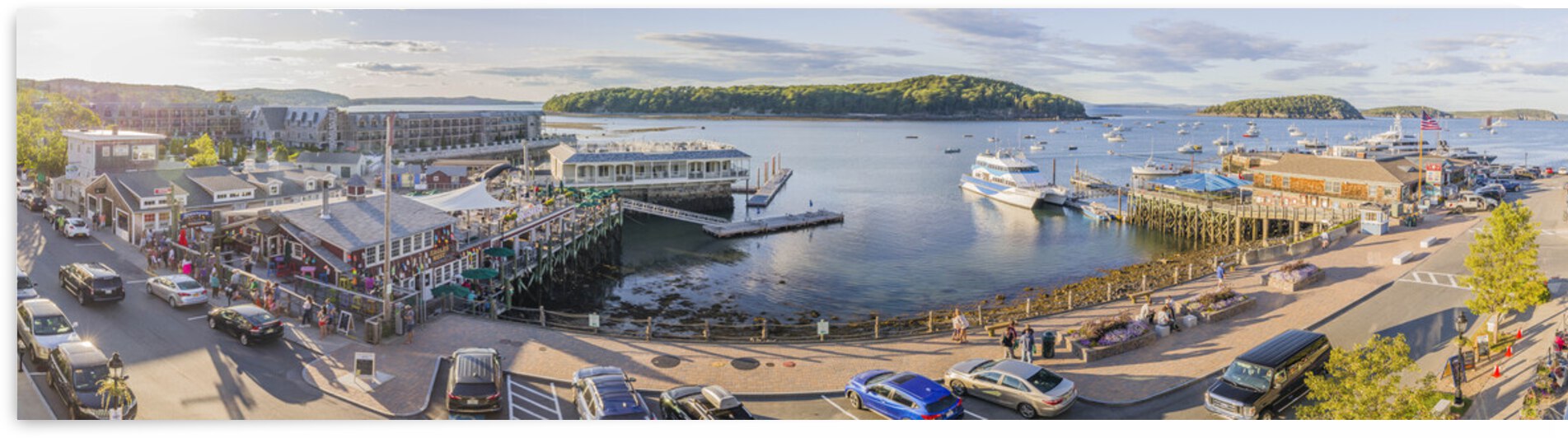 Early Afternoon in Bar Harbor  Maine by THOMAS PATRICK KENNEDY
