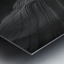 Canyon Contours BW Metal print