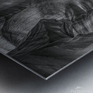 Blue Flue BW Metal print