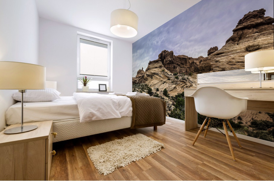 Wind Swept Range Panorama Mural print