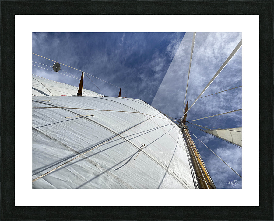 Sails Catching the Wind Picture Frame print