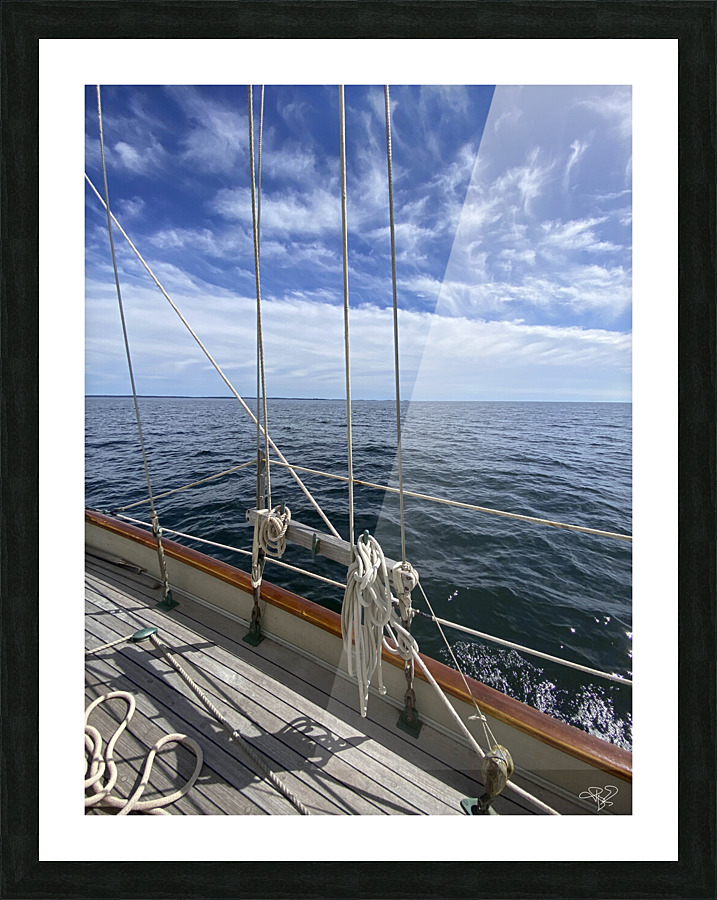 Clouds Observing Picture Frame print